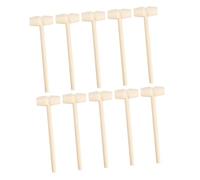 Gogogmee 20pcs Wooden Gavel Mini Mallet Mini Hammers Tiny Educational For Hammer’s Boys Little Mallet Girl Bamboo