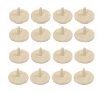 Gogogmee 20Pcs Wooden Golf Position Markers Ball Markers 24Mm Diameter Solid Wood Golf Accessories for Precise Ball Positioning on Putting Green