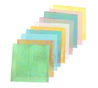 Gogogmee 20Sheets Pearlescent Origami Paper Square Japanese Style DIY Crafts for Adults Easy Fold Glitter for Handmade Projects Scrapbooking Decorations Family Art Activities