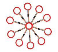 Gogogmee 24 Sets Safety Leash Walking Rope with Detachable Wristband Anti-Loss Harness Strap for Preschool Daycare Outdoor Use Walking Harness for Group Outings