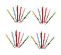 Gogogmee 24pcs Christmas Gel Writing Pens Xmas Themed Signature Pens for Students and Office Use Creative Cartoon Design Smooth Ink Holiday Stationery