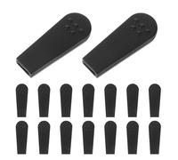 Gogogmee 24Pcs Claw Machine Claw Sleeves Anti-Slip Silicone Covers for Crane Game Black Grip Protectors for Prize Dispenser Accessories