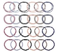 Gogogmee 24pcs Hair Ties Elastic Hair Bands Thick and Thin Bands Ropes for Women and Girls