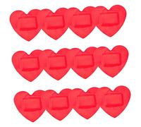 Gogogmee 24pcs Heart Shaped Wound Bandages Self- Plasters for Wounds Quick Healing and Infection Prevention