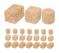 Gogogmee 24pcs Miniature Hay Bale Models DIY Farm Scene Decor Realistic Straw Bales for Garden Ornaments with Cylindrical Square Rectangular Shapes