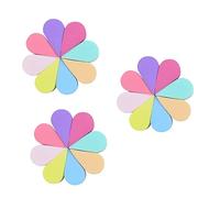 Gogogmee 24pcs Mixed Color Petal Shape Facial Cleaning Sponges for Makeup Application and Skin Care Gentle and Natural Texture for All Skin Types and Ages