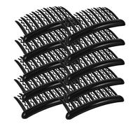 Gogogmee 24pcs Plastic Wave Side Hair Twist Combs with Teeth for Secure Hold Vintage Bridal Wedding Veil Hair Accessories Suitable