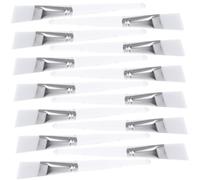 Gogogmee 24pcs Reusable Mask Applicators Transparent Crystal Handle Face Mask Brushes for Soft Yet Firm Facial Beauty Tools for Home and Salon Use Easy to Clean