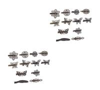 Gogogmee 24pcs Vintage Hair Clips Elegant Flower and Dragonfly Design Barrettes for Women for Weddings Parties and Everyday Wear Includes Shapes and Colors