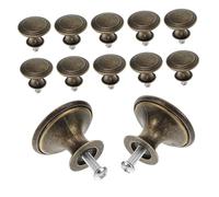 Gogogmee 24pcs Vintage Zinc Alloy Cabinet Handles Antique Chinese Style Single Drawer Pulls for Dressers Kitchen Bathroom Furniture Decorative Knobs
