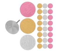 Gogogmee 25Mm Nail Sanding Discs Set 80# 180# 240# Grit for Electric Nail Drill Foot File Replacement Pads with Cuticle Remover Drill Bit for Thick Toenails and Dead Skin Removal