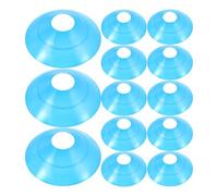 Gogogmee 25pcs Blue Soccer Training Cones for Agile Drills High-performance Disc Markers for Indoor Outdoor Football Practice Versatile Agility Equipment to Enhance Technical Skills