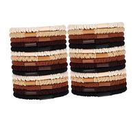 Gogogmee 25Pcs Elastic Hair Ties for Women Seamless No Damage Stretchy Hair Ropes Soft Ponytail Holders for Daily Wear Sports and Various Occasions