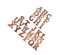 Gogogmee 26pcs DIY Educational Tools English Wooden Letters Chips Wall Decor Learning Toy