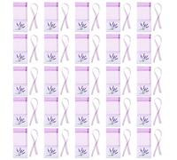 Gogogmee 28Pcs Lavender Sachet Bags Empty Cotton Muslin Drawstring Pouches 6.29X2.95In Small Linen Fabric Scent Bags for Wardrobes Jewelry Wedding Favor Storage