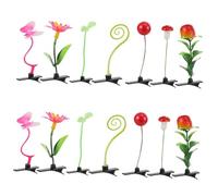 Gogogmee 28pcs Simulation Plant Hair Clips for Creative Hairpins with Gradient Leaf Mushroom Red Fruit Sunflower Easy Wear Hair Accessories