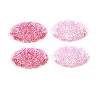 Gogogmee 2Pairs Cooling Eye Pads Reusable Ice Compress Eye Cushions for Swelling Puffiness Dark Circles Relief Portable Massage Blindfold for Home Office Use Random Color