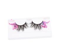 Gogogmee 2pairs Glitter Faux Eyelashes for Dramatic Eye Makeup Sequin False Lashes Easy to Apply for Parties Night Events Natural Look Effect of Thick Eyelash Extensions