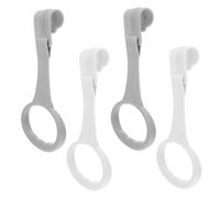 Gogogmee 2pairs Safety Stand Rings Lightweight Pull-up Rings for Boy Girl Walking Assistant Crib Hanging Tools for Easy Walking Training Portable Smooth Edges for Traveling