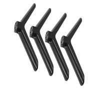 Gogogmee 2pairs Universal Compatibility Tv Stand Legs Replacement Base with Screws, Plastic Tabletop Television Base Stand for Bedroom and Living Room, Easy Installation with Minimalist