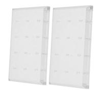 Gogogmee 2pcs Acrylic Nail Drill Bit Holder Stand Nail Bits Storage Organizer for Salon Home Practice Training and DIY Art