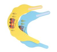 Gogogmee 2pcs Adjustable Boy Girl Shower Cap Bath Hat for Boys and Girls Hair Washing Shield Protecting Eyes Ears