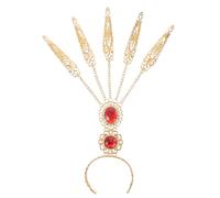 Gogogmee 2pcs Alloy Decorative Fingernail Covers Fingertip Dance Props Hand Accessories for Women Performance Stage Nail Art