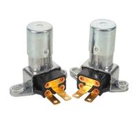 Gogogmee 2pcs Automotive Headlight Dimmer Switch 3-Terminal Replacement for Cars and Trucks, Inline Headlight Adjustment Switch for Halogen and Fog Lights