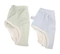 Gogogmee 2pcs Baby Cotton Training Pants for Boys and Girls Breathable Waterproof Washable Potty Training Underwear for Toddlers Learning to Transition from Diapers