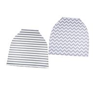 Gogogmee 2pcs Baby Stroller Covers Nursing Scarf Set for Breastfeeding with No Odor and Long Serving Life, Blending Fabric Protective Infant Seat Covers for Boys and Girls