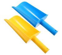 Gogogmee 2pcs Beach Sand Scoops Bright Spade for Outdoor Play Lightweight PP Material for Sensory Fun at Park School Beach