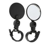 Gogogmee 2Pcs Bike Rearview Mirrors for Handlebar Mounting Adjustable Rotatable Cycling Mirrors for Road Bikes and Motorcycles with Wide Angle Vision Easy Installation