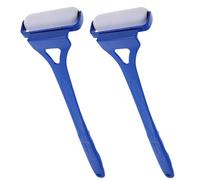 Gogogmee 2Pcs Blue Folding Long Handle Lotion Applicator Roller for Cream and Sunscreen, Back Area Applicator Tool for Hard-to-Reach Areas, Women’s Daily Lotion Spreader