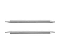 Gogogmee 2pcs Broken Spark Plug Extractor Kit with Reverse Thread Tap, Heavy Duty Automotive Repair Tool for Stuck and Seized Spark Plugs Removal, White Car Engine Socket Tool