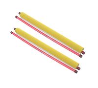 Gogogmee 2pcs Calligraphy Scrolls Water Writing Cloth Chinese Brush Calligraphy Scrolls for Home Practice Yellow Velvet Base Easy to Use for Beginners