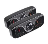 Gogogmee 2pcs Car Dashboard Compass Multi Functional Gauge with Thermometer Hygrometer for Accurate Direction and Environment Readings Vehicle Accessory for All Car Models