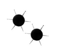 Gogogmee 2pcs Circular Dotting Pen for Nail Art Manicure Stainless Steel Nail Dot Tool Home Use Dotting Pen for Painting Mandalas Tools