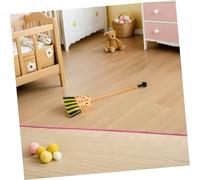 Gogogmee 2Pcs Cleaning Set Mini Broom and Dustpan with Tiger Design Lightweight Pretend Play for Preschool Roleplaying Easy to Use Compact Housekeeping Kit for Small Mess Cleanup