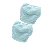 Gogogmee 2pcs Cool Diapers Breathable Polyester Fiber Diaper Cover for Newborn Boy Girl Stretchable Reusable for Newborn