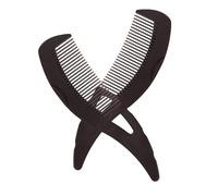 Gogogmee 2pcs Cute Small Hair Care Comb Plastic Grooming Tool for Men Women Detangler Hollow Design for Wet Hair Portable for Travel