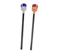 Gogogmee 2pcs Delicate Cosplay Scepter Lightweight Plastic King Crown Wand Party Prop for Halloween Stage Performance and Photography Accessories