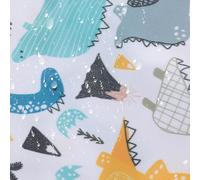 Gogogmee 2pcs Diaper Storage Bag with Cartoon Giraffe and Dinosaur Prints Portable Travel Napkin Organizer Pouches for Wet Dry Diapers Clothes Sanitary Pads Storage