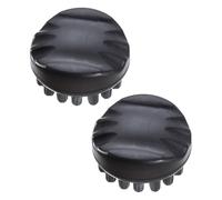Gogogmee 2pcs Dreadlock Comb Loc Brush for Dreads Portable Versatile Styling Hair Brush Black Pp Tpe Material Professional Hairdressing Travel Use