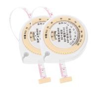 Gogogmee 2pcs Dual-Sided Soft Waist Measuring Tape for Body Measurement and Health Monitoring Lightweight Portable Fitness Tape Measure with Accurate Scales for Clothing and Tailoring