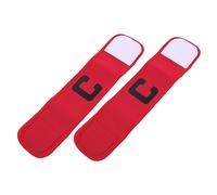 Gogogmee 2Pcs Elastic Captain Bands Professional Soccer Armbands for Adults Comfortable Breathable Design for Team Unity Soccer Supply