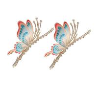 Gogogmee 2pcs Elegant Butterfly Hair Claw Clips for Women Durable Nonslip Jaw Clips Hair Accessories for Girls Stylish and Charming Headdress