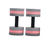 Gogogmee 2Pcs Eva Dumbbells for Water Aerobics Floating Pool Exercise Dumbbells for Swimming and Yoga Durable Resistance Weights for Men and Women