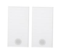 Gogogmee 2Pcs Eyelash Extension Holder Tray Glass Pallet Lash Extension Stand Large Work Space for Home Salon Use Multipurpose Grafting Adhesive Holder