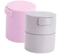 Gogogmee 2pcs Eyelash Glue Jar Storage Container Seal for Lash Extensions for Salon Use