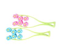 Gogogmee 2pcs Facial Massage Roller Set Anti-aging Face Roller Wrinkles Massager for Skin Care, Manual Handheld Facial Care Tool Suitable for Home and Travel Use